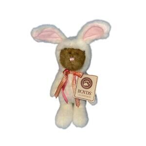 Boyds Bear Hoppity Springfield in Bunny Costume 8" Plush RARE Hard to Find
